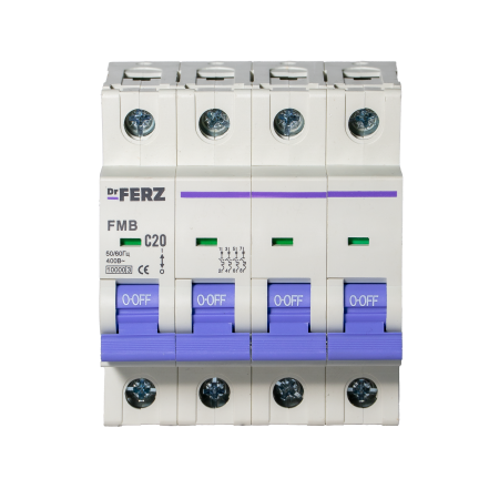 FMB-C 10kA 4P 20 х-ка C Автоматический выключатель